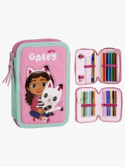 Kreativt Legetøj-GabbysDollhouse Gabby's Dollhouse Dobbelt Penalhus, Pink