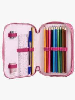 Kreativt Legetøj-GabbysDollhouse Gabby's Dollhouse Dobbelt Penalhus, Pink