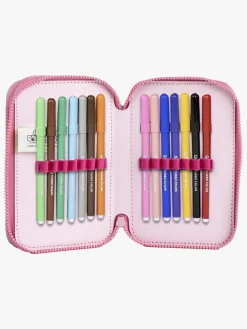 Kreativt Legetøj-GabbysDollhouse Gabby's Dollhouse Dobbelt Penalhus, Pink