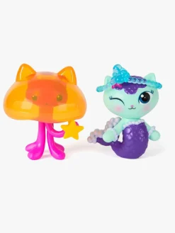 Legetøjsfigurer-GabbysDollhouse Gabby's Dollhouse Figur 2-pak Mercat & Cat Jelly Fish