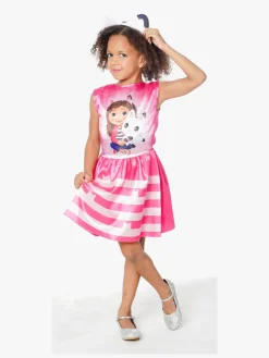 Kostumer & Udklædning-GabbysDollhouse Gabby's Dollhouse Kjole med Hårbøjle