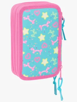 Kreativt Legetøj-GabbysDollhouse Gabby's Dollhouse Penalhus med 3 Rum 37pcs, Confetti