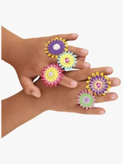 Kreativt Legetøj-Galt Blomsterringe