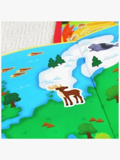 Kreativt Legetøj-Galt Klistermærkebog Genanvendelig Kort