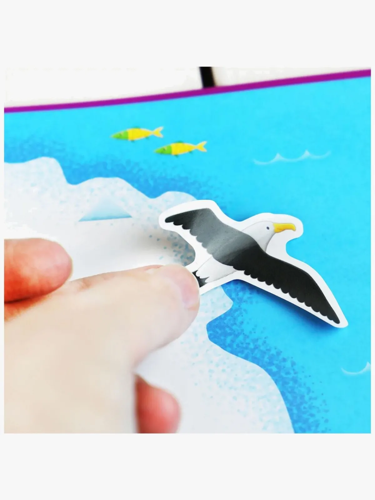 Kreativt Legetøj-Galt Klistermærkebog Genanvendelig Kort