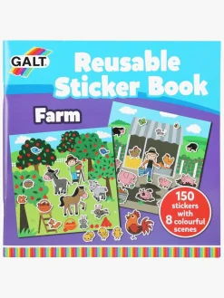 Kreativt Legetøj-Galt Klistermærkebog Genanvendelig Bondegård