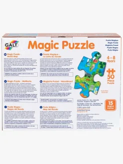 Spil & Puslespil-Galt Magisk Puslespil Verdenskort 50 Brikker
