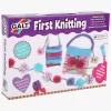 Kreativt Legetøj-Galt Mit Første Strikkesæt