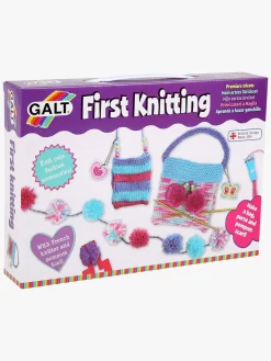Kreativt Legetøj-Galt Mit Første Strikkesæt