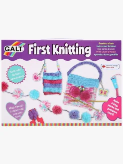 Kreativt Legetøj-Galt Mit Første Strikkesæt