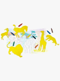 Kreativt Legetøj-Galt Safari Dyreskabeloner