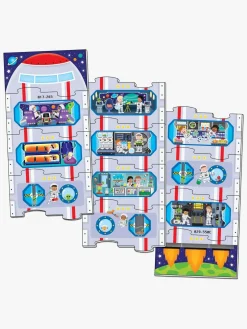 Spil & Puslespil-Galt Tårnpuslespil Rumskib 12 Brikker