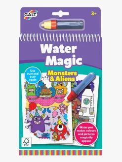 Kreativt Legetøj-Galt Water Magic Malebog Monstre og Rumvæsner