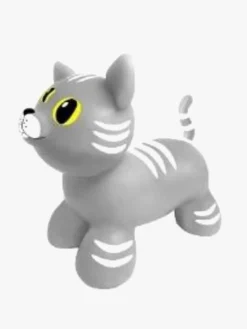 Udelegetøj-GerardoToys Gerardo Toys Hoppedyr Kat, Grå