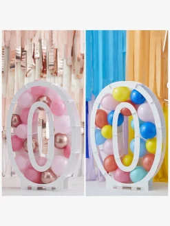 Børnefødselsdag-GingerRay Ginger Ray Ballonstativ, Hvid