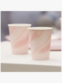 Børnefødselsdag-GingerRay Papkopper, Pink Lyserød