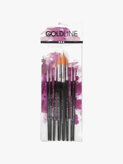 Kreativt Legetøj-GoldLine Gold Line Runde Pensler