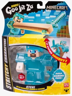 Legetøjsfigurer-GooJitZu Goo Jit Zu Minecraft Steve Figur