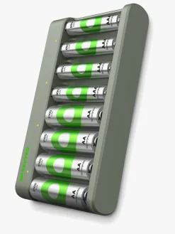 Elektronik & Media-GPBatterier GP Batterier Recyko E821 8-Slot Charger, 4 AA + 4 AAA