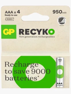 Elektronik & Media-GPBatterier GP Batterier ReCyko 950mAh, AAA 4-pak