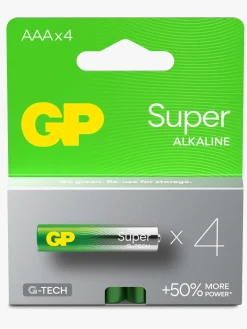 Elektronik & Media-GPBatterier GP Super Alkaline G-TECH AAA/LR03 Batterier 4-Pak