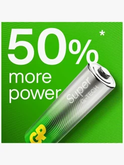 Elektronik & Media-GPBatterier GP Super Alkaline G-TECH AAA/LR03 Batterier 4-Pak