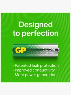 Elektronik & Media-GPBatterier GP Super Alkaline G-TECH AA/LR6 Batterier 4-Pak