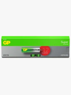 Elektronik & Media-GPBatterier GP Super Alkaline G-TECH AA/LR6 Batterier 12-Pak