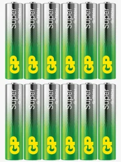 Elektronik & Media-GPBatterier GP Super Alkaline G-TECH AAA/LR03 Batterier 12-Pak