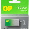 Elektronik & Media-GPBatterier GP Super Alkaline G-TECH 9V Batteri 1-Pak