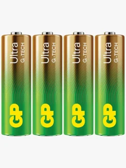Elektronik & Media-GPBatterier GP Ultra Alkaline G-TECH AA/LR6 Batterier Svanemærket 4-Pak