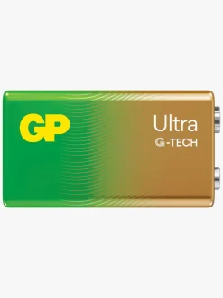 Elektronik & Media-GPBatterier GP Ultra Alkaline G-TECH 9V Batteri Svanemærket 1-Pak