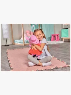 Dukker & Bamser-PeppaPig Gurli Gris Bamse, 33cm Rød/Lyserød