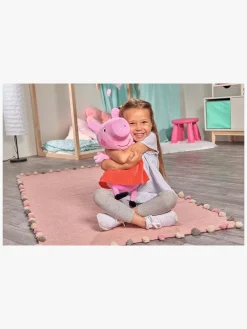 Dukker & Bamser-PeppaPig Gurli Gris Bamse, 33cm Rød/Lyserød