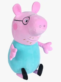 Dukker & Bamser-PeppaPig Gurli Gris Bamse Far Gris, 37cm