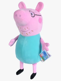 Dukker & Bamser-PeppaPig Gurli Gris Bamse Far Gris, 37cm