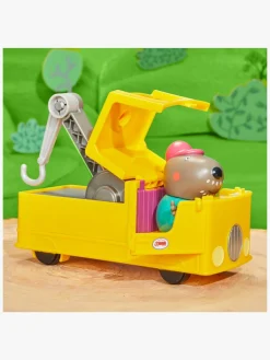 Legetøjsfigurer-PeppaPig Gurli Gris Bedstefar Hund Bjærgningsbil