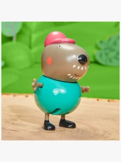 Legetøjsfigurer-PeppaPig Gurli Gris Bedstefar Hund Bjærgningsbil