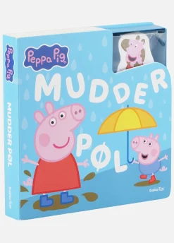Bøger-PeppaPig Gurli Gris Bog med Træfigurer - Mudderpøl