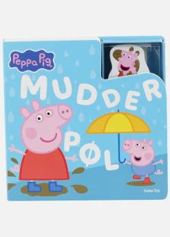 Bøger-PeppaPig Gurli Gris Bog med Træfigurer - Mudderpøl