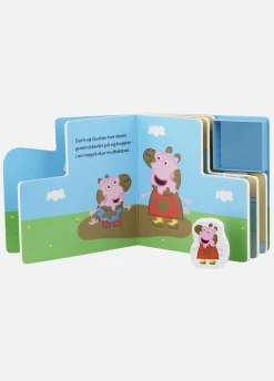 Bøger-PeppaPig Gurli Gris Bog med Træfigurer - Mudderpøl
