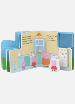 Bøger-PeppaPig Gurli Gris Bog med Træfigurer - Mudderpøl