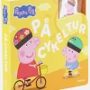 Bøger-PeppaPig Gurli Gris Bog med Træfigurer - På Cykeltur