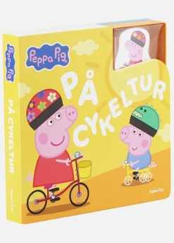 Bøger-PeppaPig Gurli Gris Bog med Træfigurer - På Cykeltur
