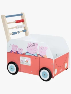 Babylegetøj-PeppaPig Gurli Gris Bully Push Bus Gåvogn