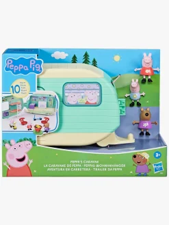 Legetøjsfigurer-PeppaPig Gurli Gris Campingvogn Legesæt med Figurer