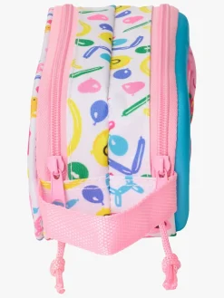 Kreativt Legetøj-PeppaPig Gurli Gris 3D Dobbelt Penalhus, Blå/Pink