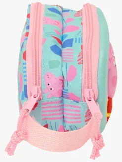 Kreativt Legetøj-PeppaPig Gurli Gris 3D Dobbelt Penalhus, Lyserød/Grøn