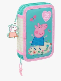 Kreativt Legetøj-PeppaPig Gurli Gris Dobbelt Penalhus, Mintgrøn