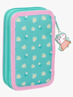 Kreativt Legetøj-PeppaPig Gurli Gris Dobbelt Penalhus, Mintgrøn